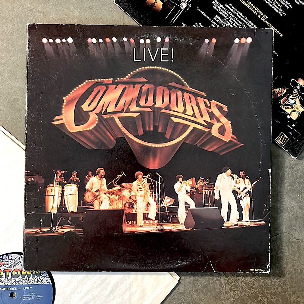 Commodores - “Live” Vinyl 2x LP